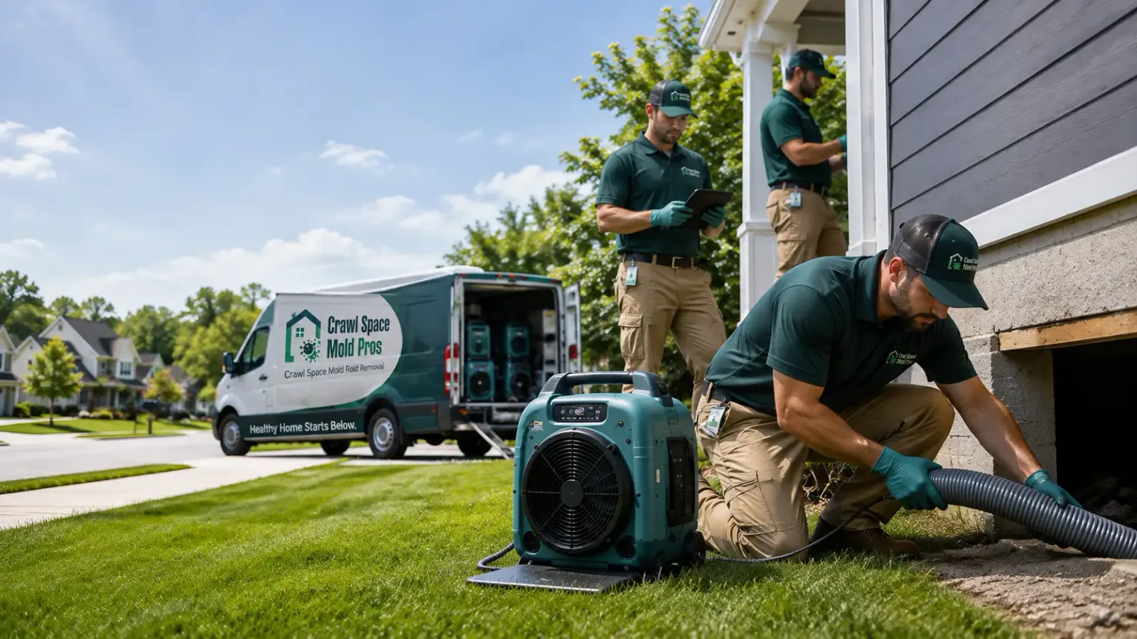Crawl Space Mold Removal in Lake Milton, OH